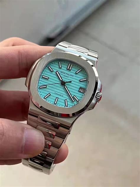 patek philippe nautilus tiffany replica|patek philippe nautilus tiffany dial.